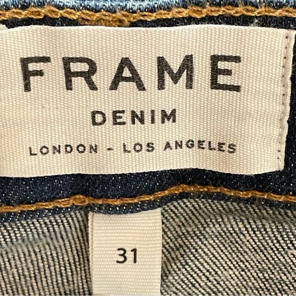 Frame | Blue Sierra Wash L’Homme Skinny Slim Leg Jeans - Picture 6 of 10